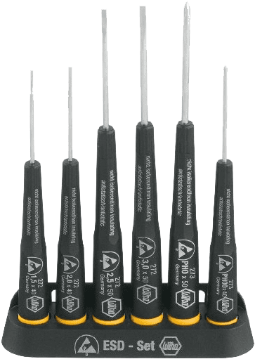 bo to vit chong tinh dien wiha 08463 , wiha esd screwdriver set 08463