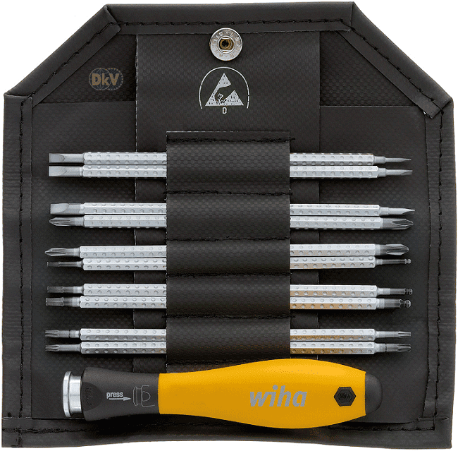 bo to vit chong tinh dien wiha 31499 , wiha esd screwdriver set 31499