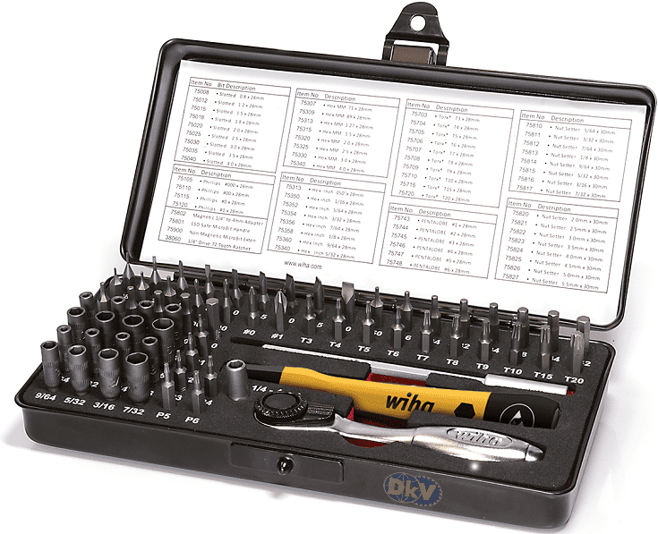 bo to vit chong tinh dien wiha 39971 , wiha esd screwdriver set 39971