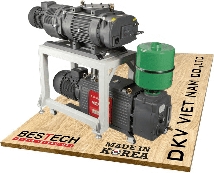 Bơm chân không tăng áp Bestech MSBM-370D12, Bestech roots booster vacuum pump MSBM-370D12