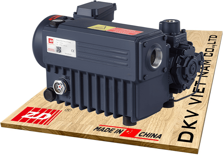 Bơm chân không ZD Zhingde V0025C, ZD Zhongde single stage oil rotary vane vacuum pumps V0025C