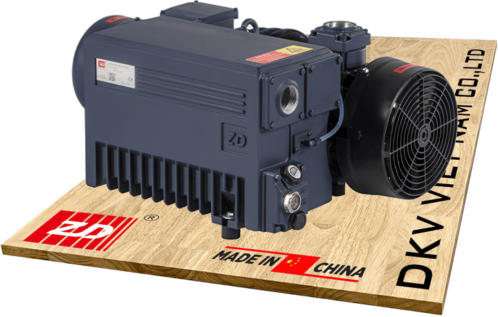 Bơm chân không ZD Zhingde V0100, ZD Zhongde single stage oil rotary vane vacuum pumps V0100