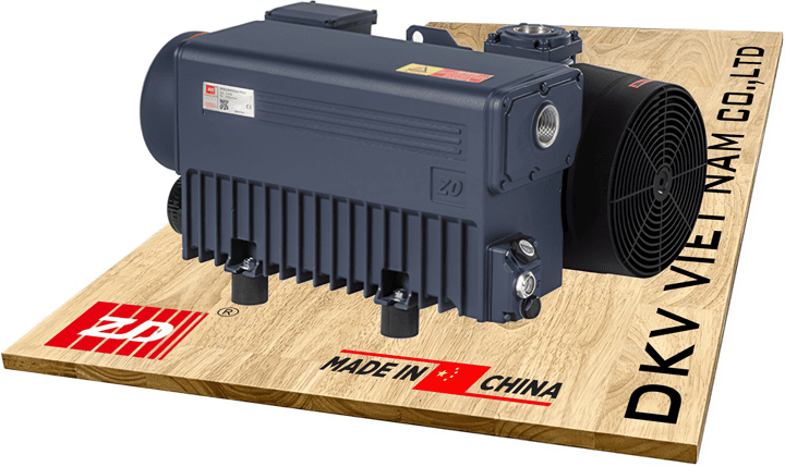 Bơm chân không ZD Zhingde V0155A, ZD Zhongde single stage oil rotary vane vacuum pumps V0155A