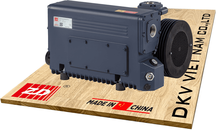 Bơm chân không ZD Zhingde V0200B, ZD Zhongde single stage oil rotary vane vacuum pumps V0200B