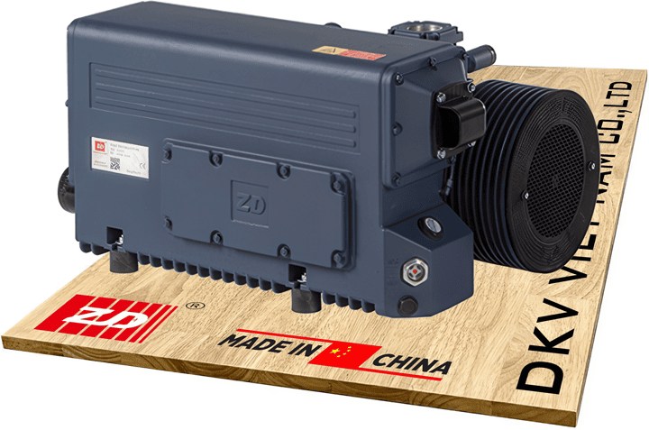 Bơm chân không ZD Zhingde V0301C, ZD Zhongde single stage oil rotary vane vacuum pumps V0301C