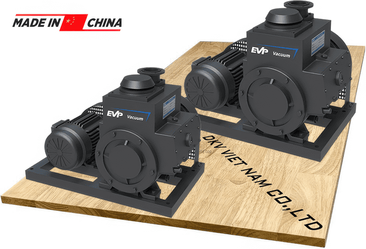 Bơm chân không dẫn động bằng dây đai EVP EDVB-255, EVP belt type rotary vane vacuum pumps EDVB-255