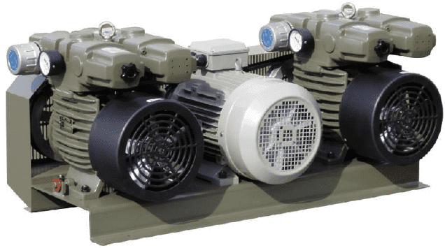 Bơm chân không khô Wonvac WBS-100H, Wonvac dry rotary vanes vacuum pumps WBS-100H