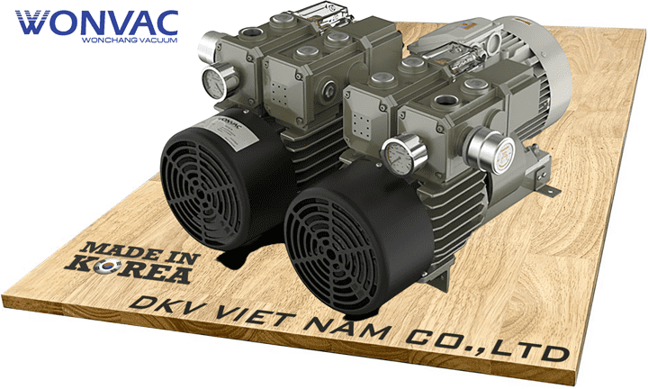 Bơm chân không khô Wonvac WBS-60H, Wonvac dry rotary vanes vacuum pumps WBS-60H