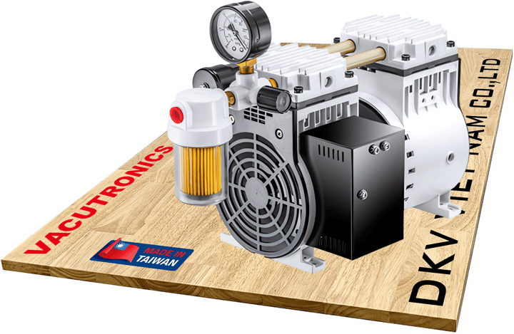 Bơm chân không khô kiểu piston Vacutronics JPL-180H, Vacutronics oil less piston type vacuum pumps JPL-180H