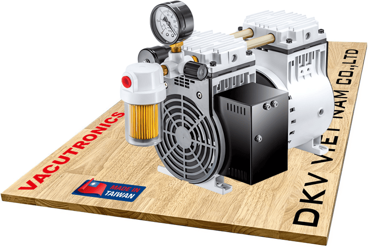 Bơm chân không khô kiểu piston Vacutronics JPL-90V, Vacutronics oil less piston type vacuum pumps JPL-90V