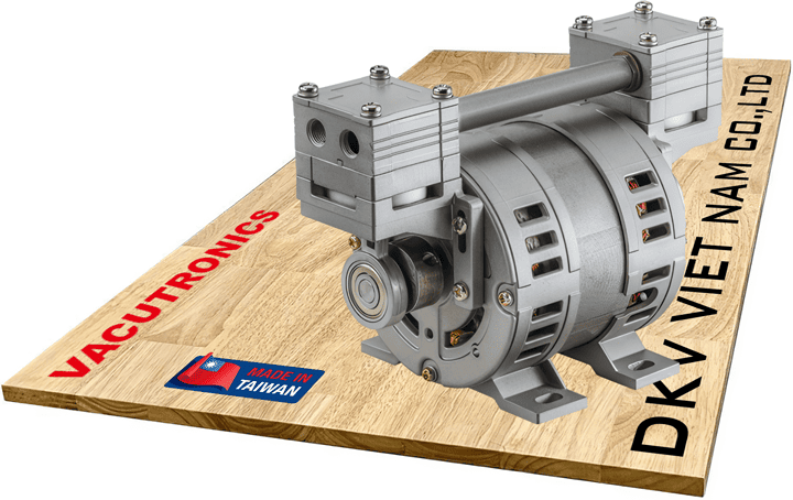 Bơm chân không khô kiểu piston Vacutronics MP-20H-D, Vacutronics oil less piston type vacuum pumps MP-20H-D