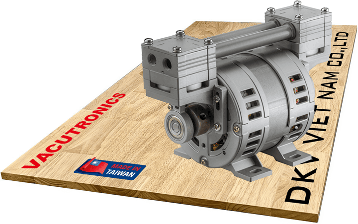 Bơm chân không khô kiểu piston Vacutronics MP-20V-D, Vacutronics oil less piston type vacuum pumps MP-20V-D