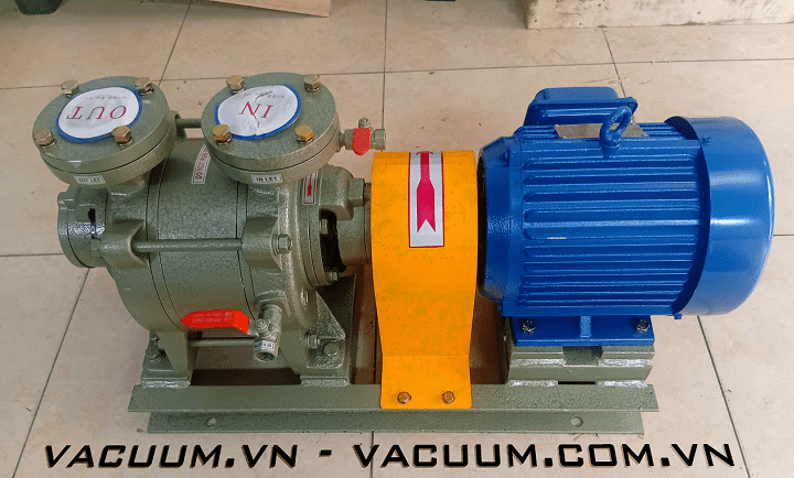 bom chan khong vong nuoc hanchang hwvp-1-100, hanchang liquid ring vacuum pump hwvp-1-100