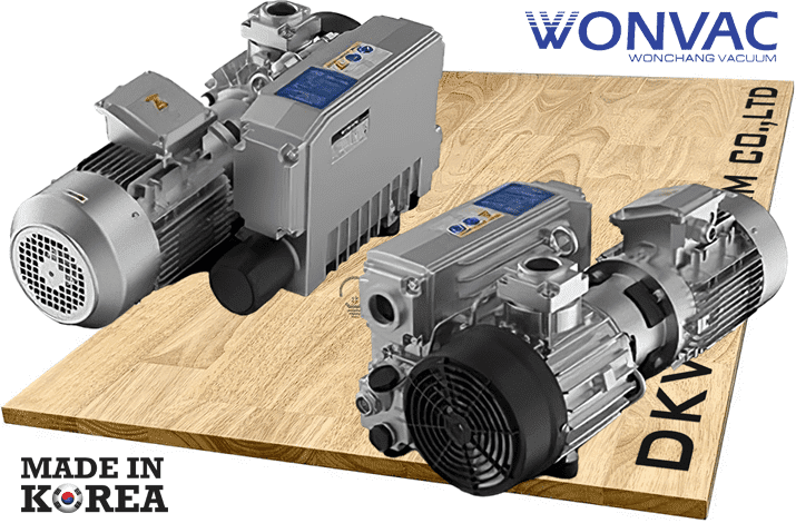 Bơm chân không Wonvac WOVP-0080H, Wonvac Oil Lubricated Rotary Vane Vacuum Pumps WOVP-0080H