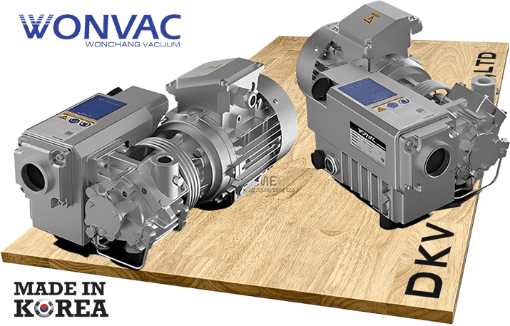 Bơm chân không Wonvac WOVP-0020L, Wonvac Oil Lubricated Rotary Vane Vacuum Pumps WOVP-0020L