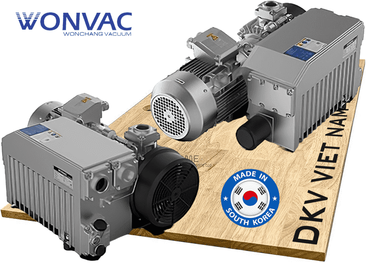Bơm chân không Wonvac WOVP-0200L, Wonvac Oil Lubricated Rotary Vane Vacuum Pumps WOVP-0200L