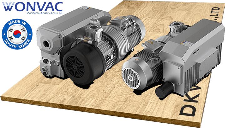 Bơm chân không Wonvac WOVP-0350L, Wonvac Oil Lubricated Rotary Vane Vacuum Pumps WOVP-0350L