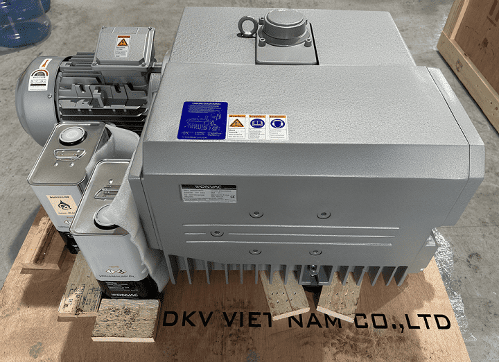 Bơm chân không Wonvac WOVP-0430L, Wonvac Oil Lubricated Rotary Vane Vacuum Pumps WOVP-0430L