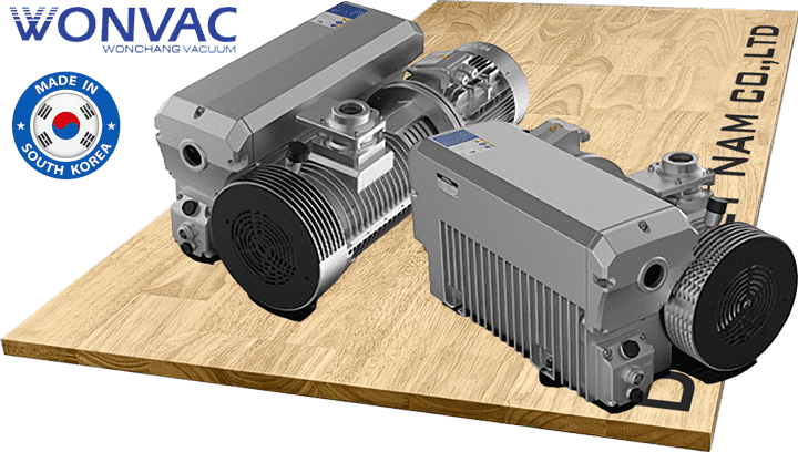 Bơm chân không Wonvac WOVP-0605H, Wonvac Oil Lubricated Rotary Vane Vacuum Pumps WOVP-0605H