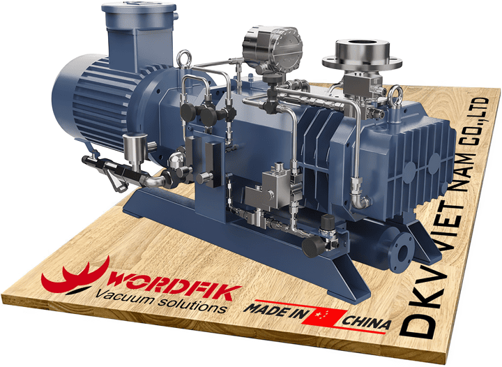 Bơm chân không khô trục vít Wordfik DVE180, Wordfik dry screw vacuum pumps DVE180