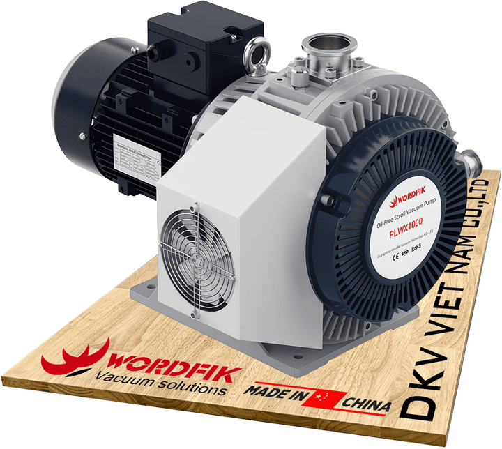 Bơm chân không khô Wordfik PLWX1000, bơm hút chân không Wordfik PLWX1000, Wordfik scroll dry vacuum pump PLWX1000