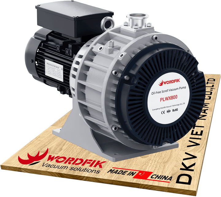 Bơm chân không khô Wordfik PLWX800, bơm hút chân không Wordfik PLWX800, Wordfik scroll dry vacuum pump PLWX800