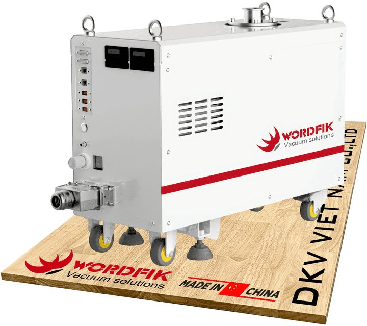 Bơm chân không khô trục vít tăng áp Wordfik DVRT150, Wordfik dry screw - roots vacuum pumps DVRT150