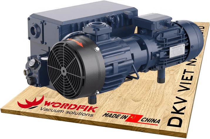 Bơm chân không Wordkfik PVX63, Wordfik single stage oil rotary vane vacuum pumps PVX63