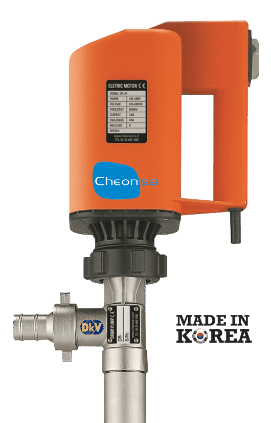 Bơm thùng phuy Cheon Sei DR-SHS-12-U4S-S, Cheon Sei drum pump DR-SHS-12-U4S-S