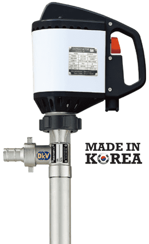 Bơm thùng phuy chống cháy nổ Cheon Sei DR-SLS-10-E4S-S, Cheon Sei ex-proof motor drum pump DR-SLS-10-E4S-S