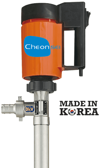 Bơm thùng phuy Cheon Sei DR-SLS-12-U8S-S, Cheon Sei drum pump DR-SLS-12-U8S-S