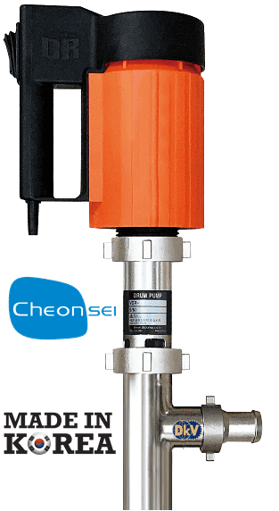 Bơm thùng phuy Cheon Sei VDR-31T-10-U8S-S, Cheon Sei eccentric screw drum pump VDR-31T-10-U8S-S