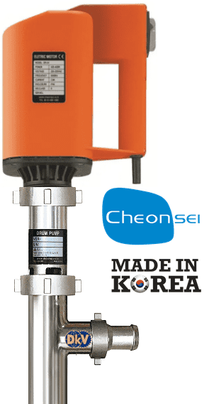Bơm thùng phuy Cheon Sei VDR-31T-12-U4S-S, Cheon Sei eccentric screw drum pump VDR-31T-12-U4S-S