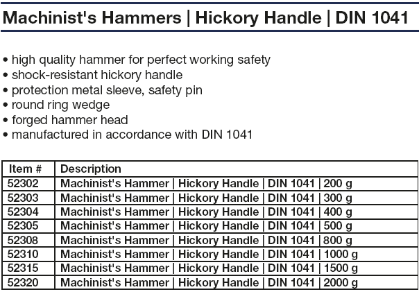 Búa thép đầu vuông BGS 52303, BGS steel hammer 52303