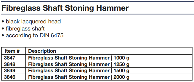 Búa thép đầu vuông BGS 3846, BGS steel hammer 3846
