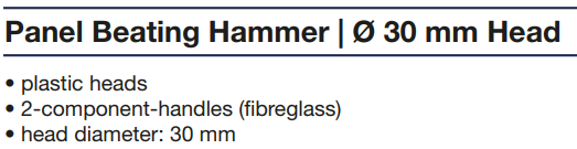 Búa nhựa đầu tròn BGS 52326, BGS hammer 52326