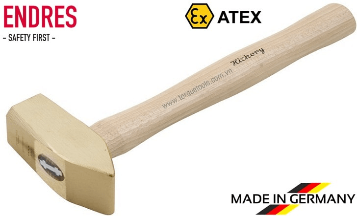 Búa chống cháy nổ Endres 1081500S , búa chống tia lửa điện Endres 1081500S, Endres non sparking hammers 1081500S