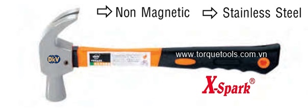 bua inox x-spark 8406-1002, x-spark stainless steel hammer 8406-1002