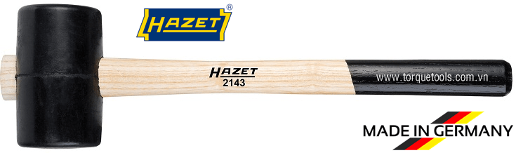Búa cao su đầu tròn Hazet 2143, Hazet round rubber hammer 2143