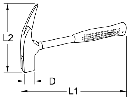 Bua thep KS Tools 142.1411, KS Tools steel hammer 142.1411