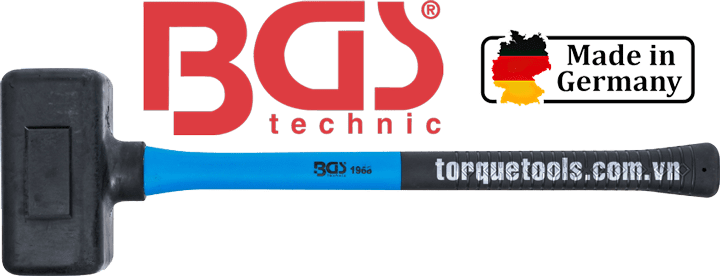 Búa cao su đầu vuông BGS 1876, BGS rubber hammer 1876