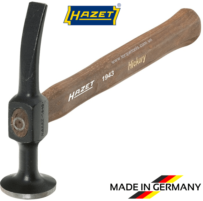 Búa thép đầu tròn Hazet 1943 , Hazet round steel hammer 1943 