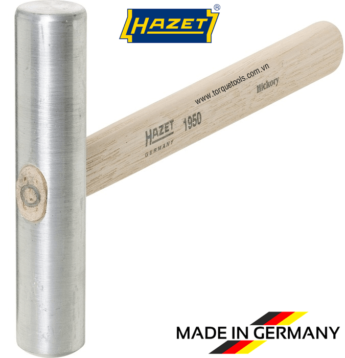 Búa nhôm đầu tròn Hazet 1950, Hazet round aluminium hammer 1950