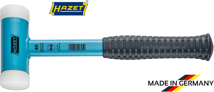 Búa nhựa đầu tròn Hazet 1953N-40, Hazet round plastic hammer 1953N-40