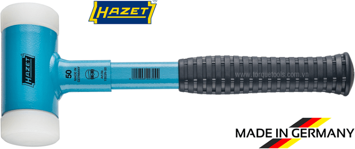 Búa nhựa đầu tròn Hazet 1953N-50, Hazet round plastic hammer 1953N-50