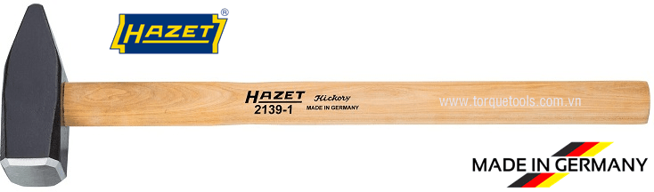 Búa thép đầu vuông Hazet 2139-3, Hazet steel hammer  2139-3