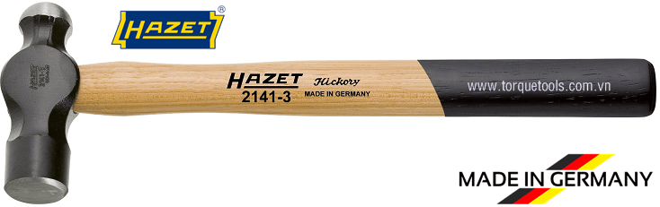 Búa thép đầu tròn Hazet 2141-4, Hazet round steel hammer 2141-4