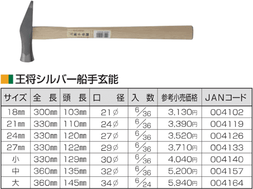 Búa thép Tonkachi 004102, Tonkachi steel hammer 004102