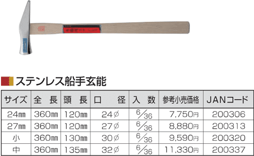 Búa thép Tonkachi 200306, Tonkachi steel hammer 200306