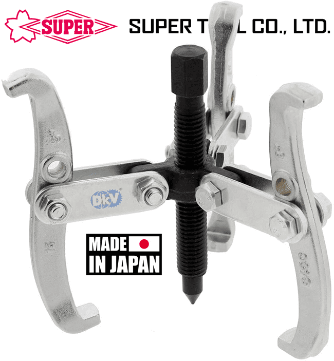 cao co khi 3 chau super tools GT 150 , super tools 3 jaw puller GT 150 